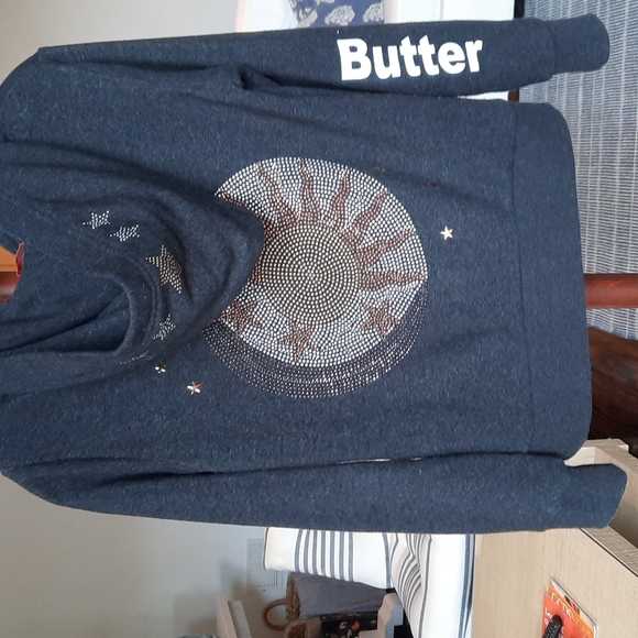 Butter zodiac embellished zip hoodie - Picture 2 of 8